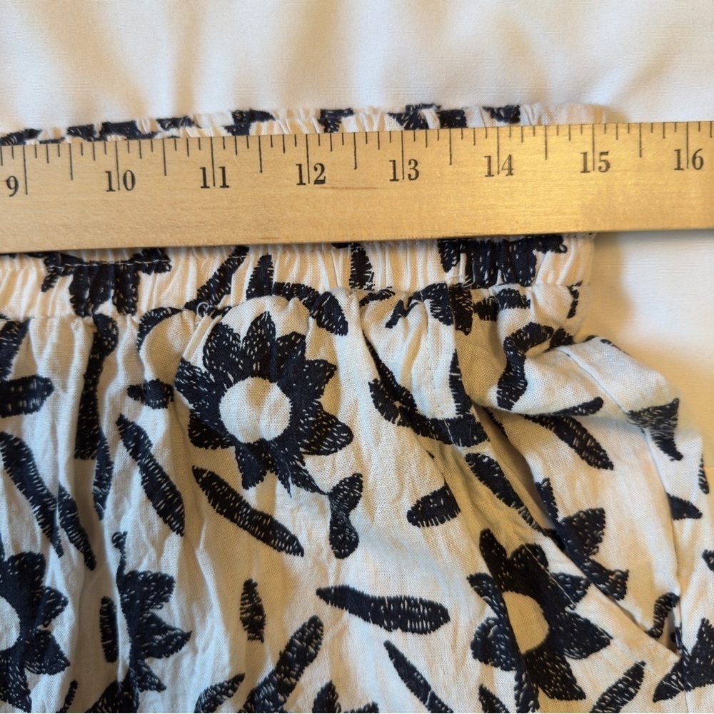 Christian Siriano Black/White Cropped Top and Wide Leg Cropped Pants Set Sz L - Picture 14 of 16